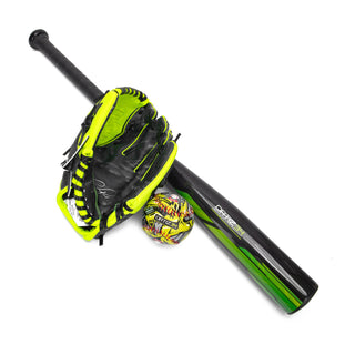 ORTIZ34 Ultimate T-Ball Set Bundle (Ball, Bat, Glove)